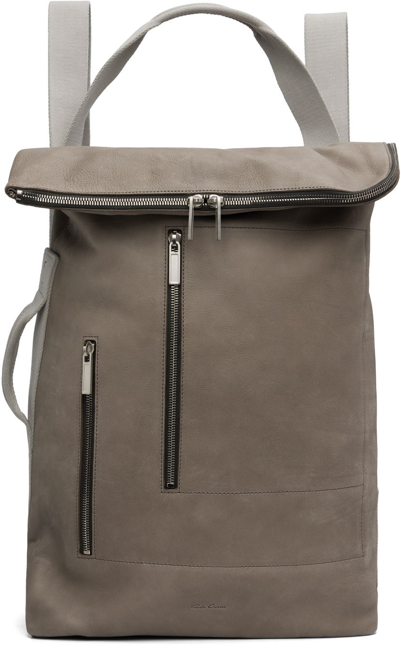 Batoh Rick Owens Rick Owens Concordians Cargo Backpack Šedá | RA02E0770 LBU
