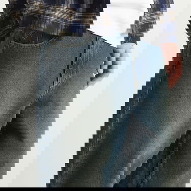 Džínsy Polar Skate Co. Big Boy Wide Leg Distressed Denim Jeans Modrá | PSC-CO-36-BLU, 5