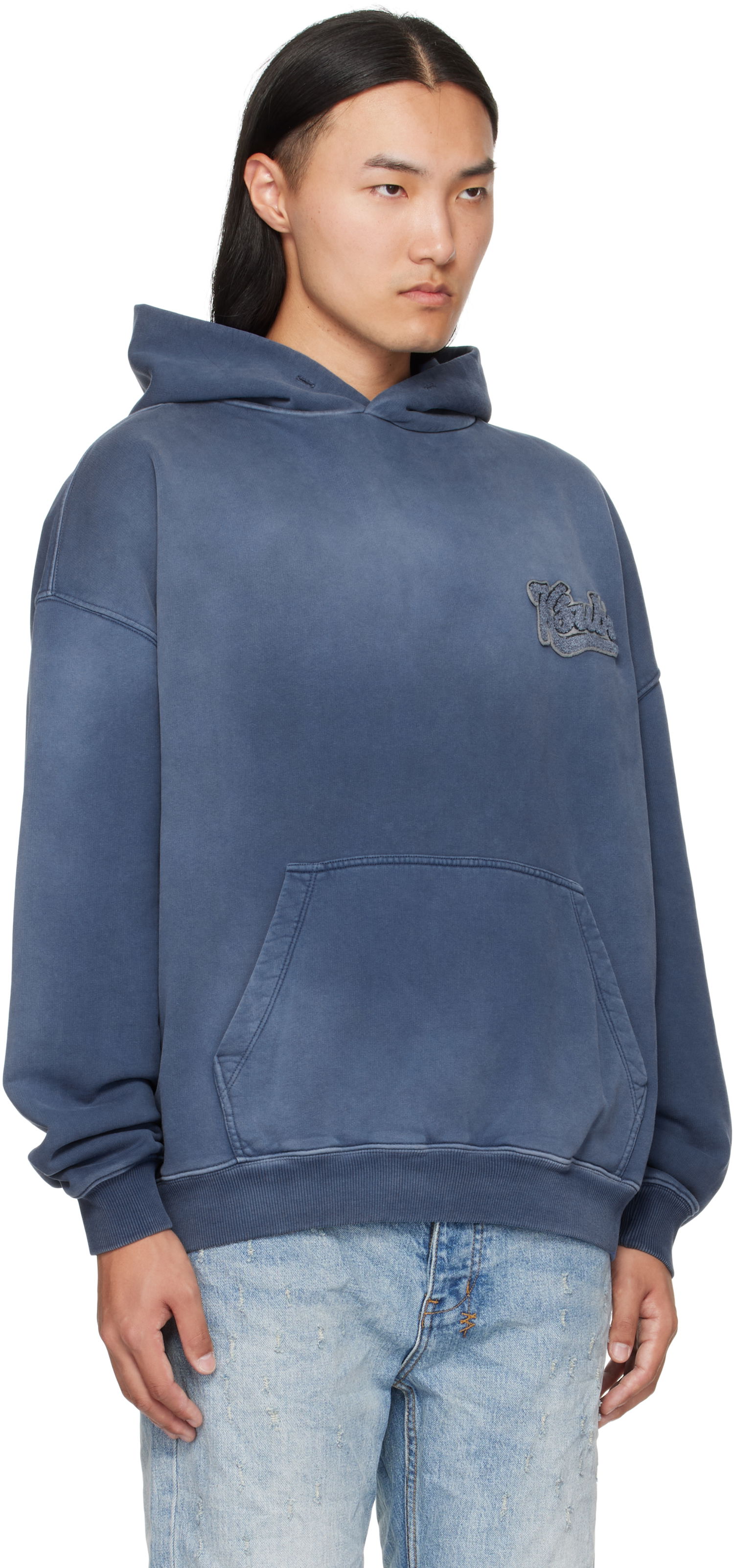 Mikina Ksubi Ksubi Ace Ekcess Hoodie Modrá | MFA25FL001, 1