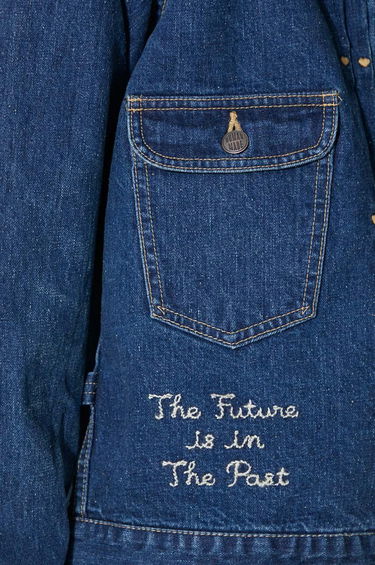 Bunda Human Made Denim Work Jacket Modrá | HM27JK015, 5