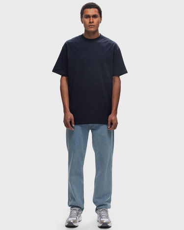Tričko BSTN Basic Crewneck Short Sleeve T-Shirt Navy | BEASTIN-PLAIN19-UND-15, 2