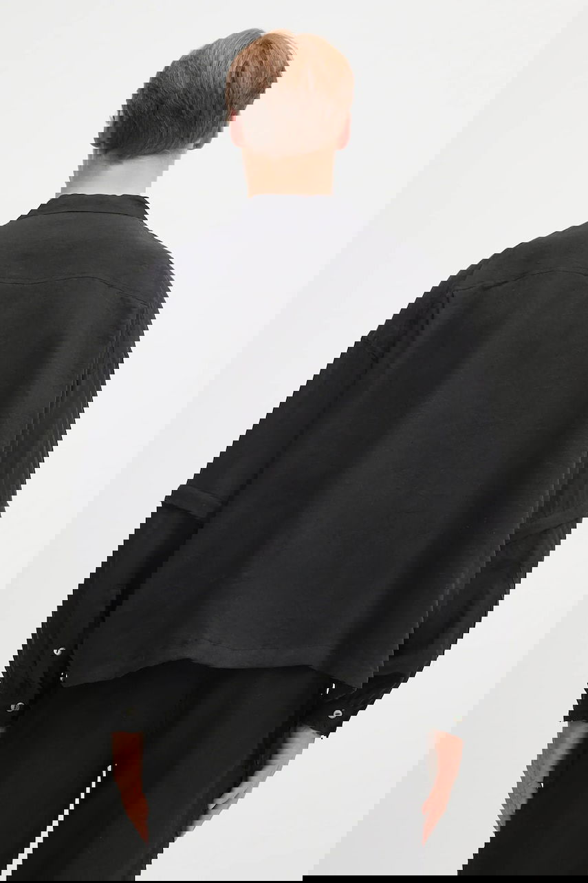 Košeľa UNDERCOVER Undercover Relaxed Fit Linen Shirt Čierna | UC1E4408.1, 1
