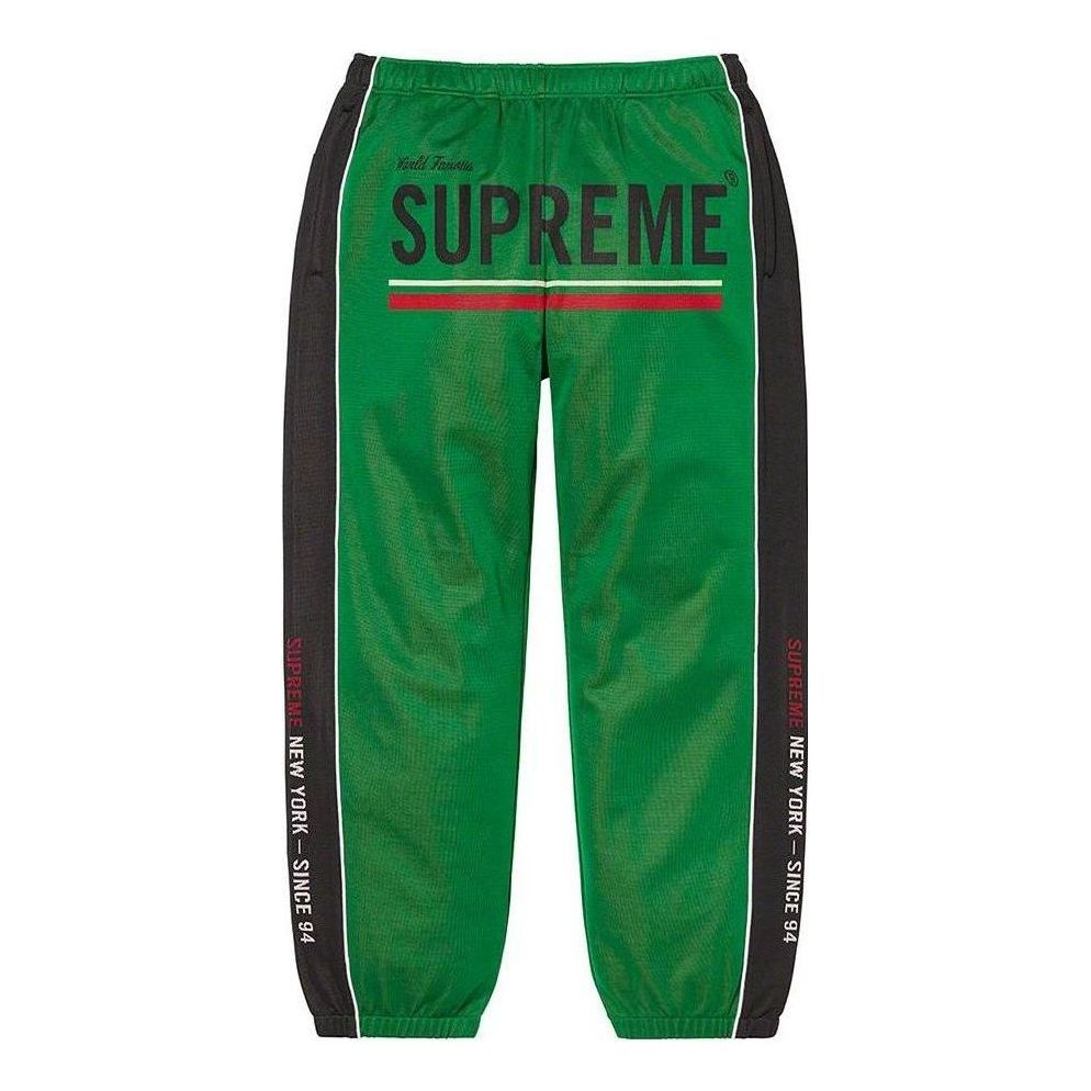 Tepláky Supreme Jacquard Track Pants Zelené | SUP-FW22-767, 0