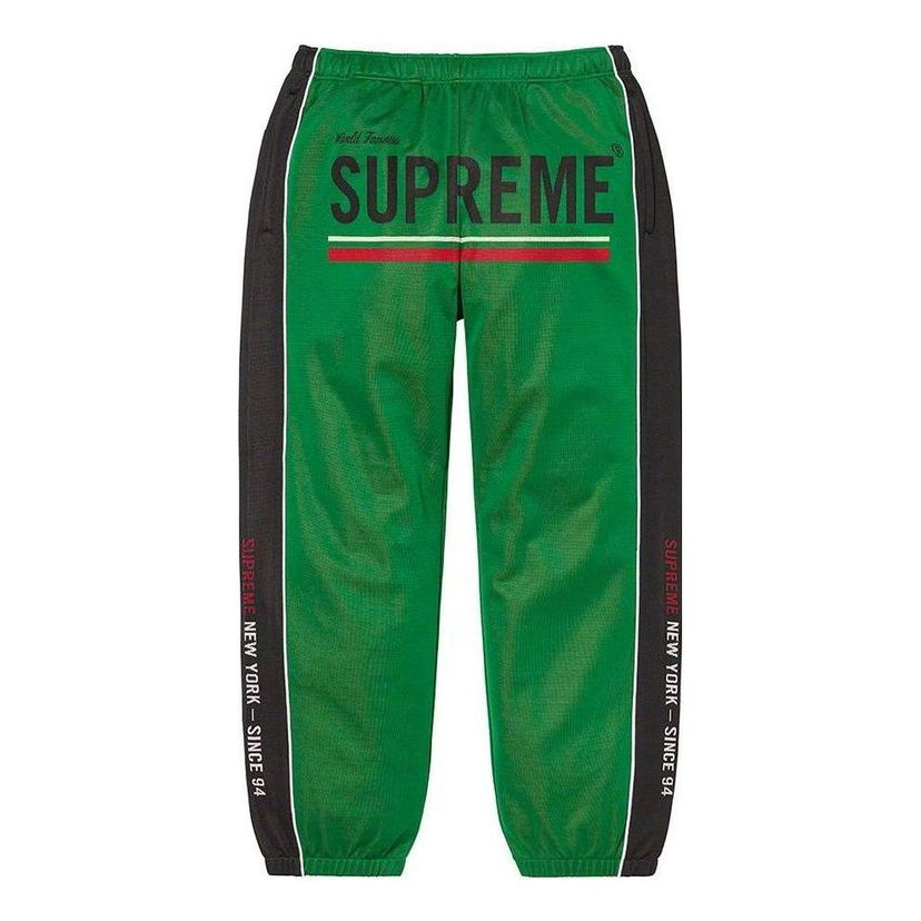 Tepláky Supreme Jacquard Track Pants Zelené | SUP-FW22-767