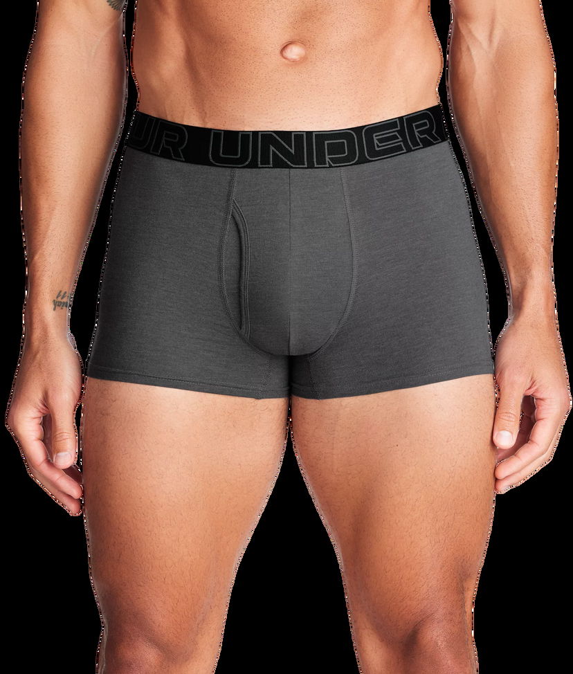 Boxerky Under Armour Performance Cotton 3" 3P Šedá | 1383891-025