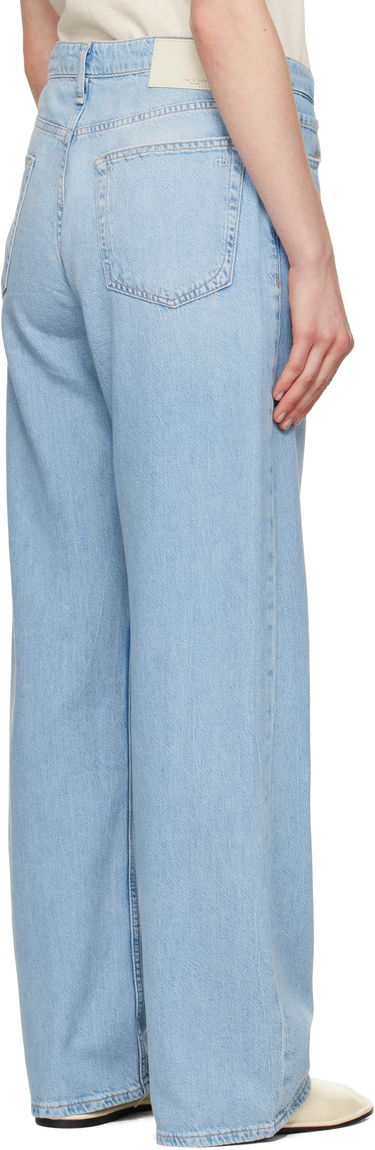 Džínsy rag & bone rag & bone Featherweight Logan Wide-Leg Jeans Modrá | WDD25S2935FWGR, 2