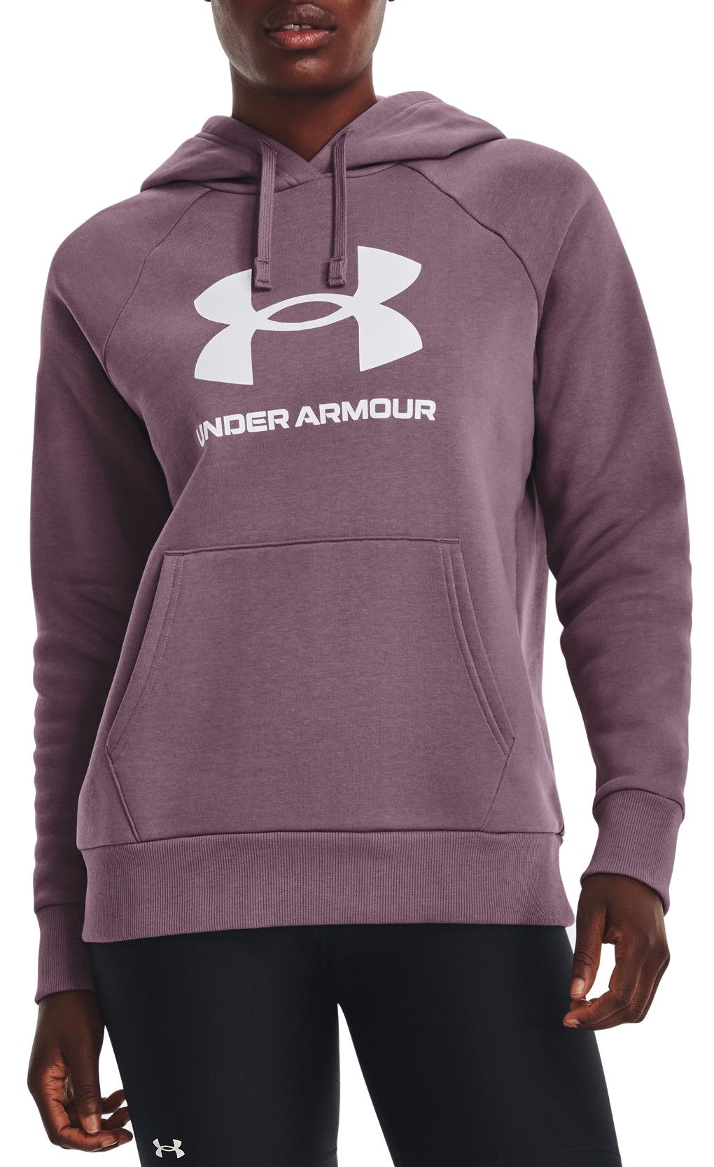 Mikina Under Armour Rival Fleece Big Logo Hoodie Fialová | 1379501-500, 0