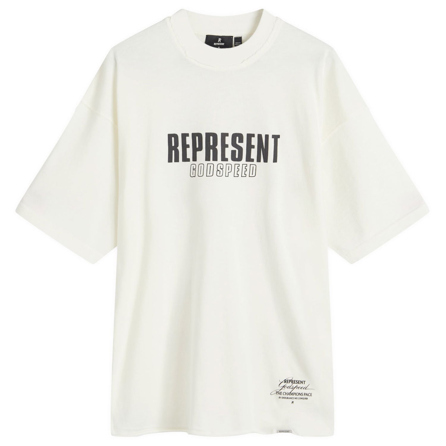 Tričko Represent Clo Godspeed T-Shirt Flat White Biela | MLM4222-072, 0