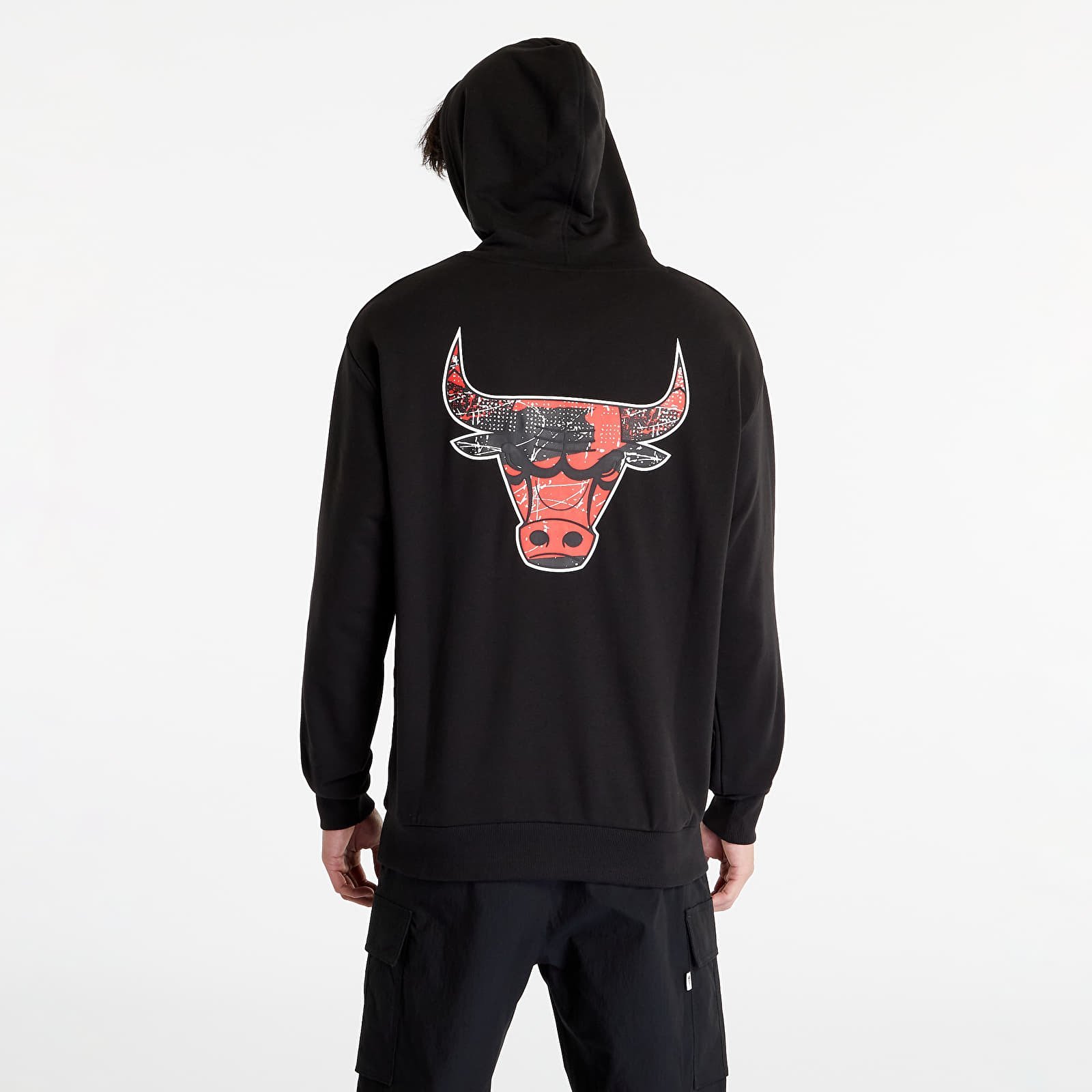 Chicago Bulls NBA Infill Team Logo Pullover Hoodie