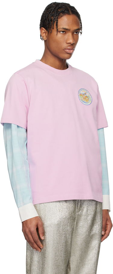 Tričko Casablanca Casablanca 'The Four Elements' T-Shirt Ružová | MS25-JTS-001-09, 1