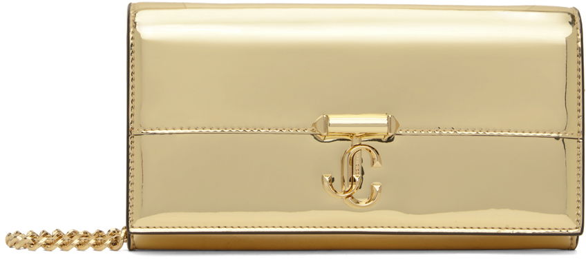 Kabelka Jimmy Choo Jimmy Choo Avenue Wallet Bag Metalická | AVENUE WALLET/CHAIN MIF, 0