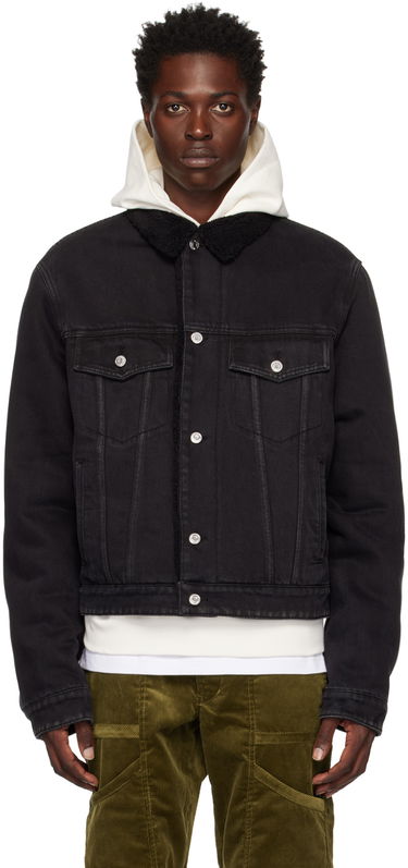 Bunda We11done We11done Regular Fit Denim Jacket Čierna | WD-DJ3-22-362-U-BK, 0