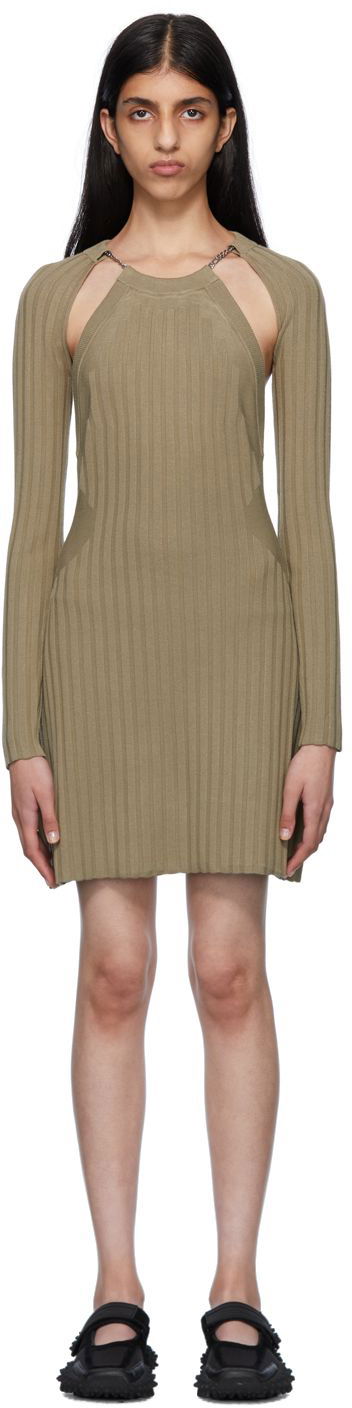 Šaty Eytys Cutout Detail Bodycon Mini Dress Zelené | CLHA, 0