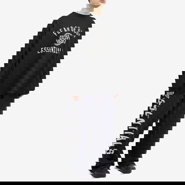 Tričko Fear of God ESSENTIALS Crest Logo Long Sleeve T-Shirt Čierna | 125HO244200F, 4
