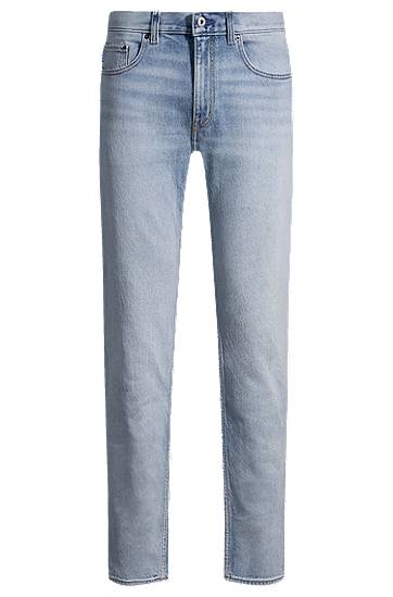 Džínsy BOSS Slim-Fit Stonewashed Jeans Modrá | 50529218