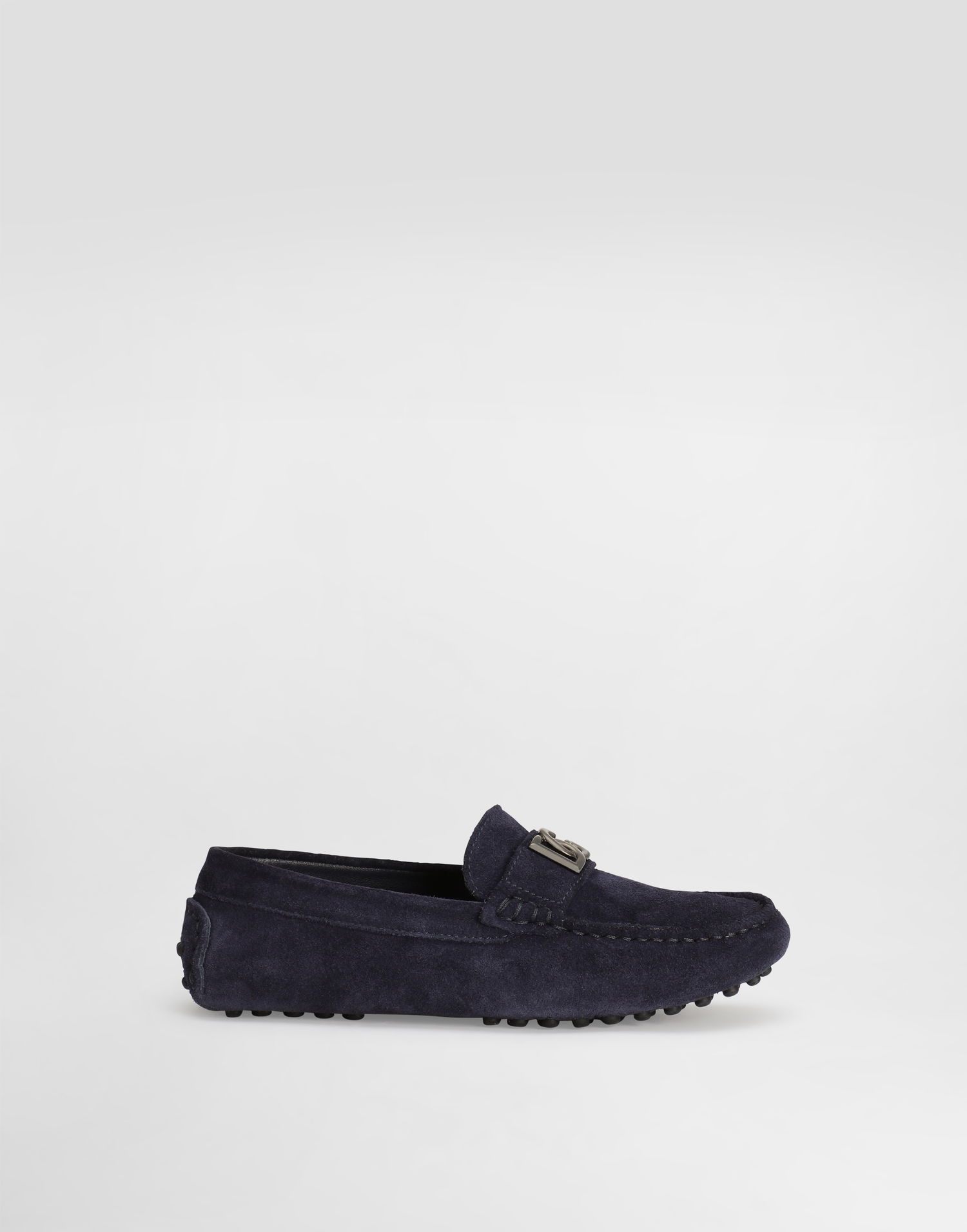 Doplnky Dolce & Gabbana Dolce & Gabbana Suede Loafers With Logo Navy | DA5268A12508H669, 0