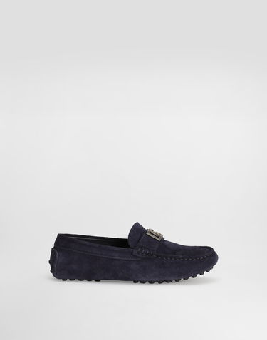 Doplnky Dolce & Gabbana Dolce & Gabbana Suede Loafers With Logo Navy | DA5268A12508H669, 0