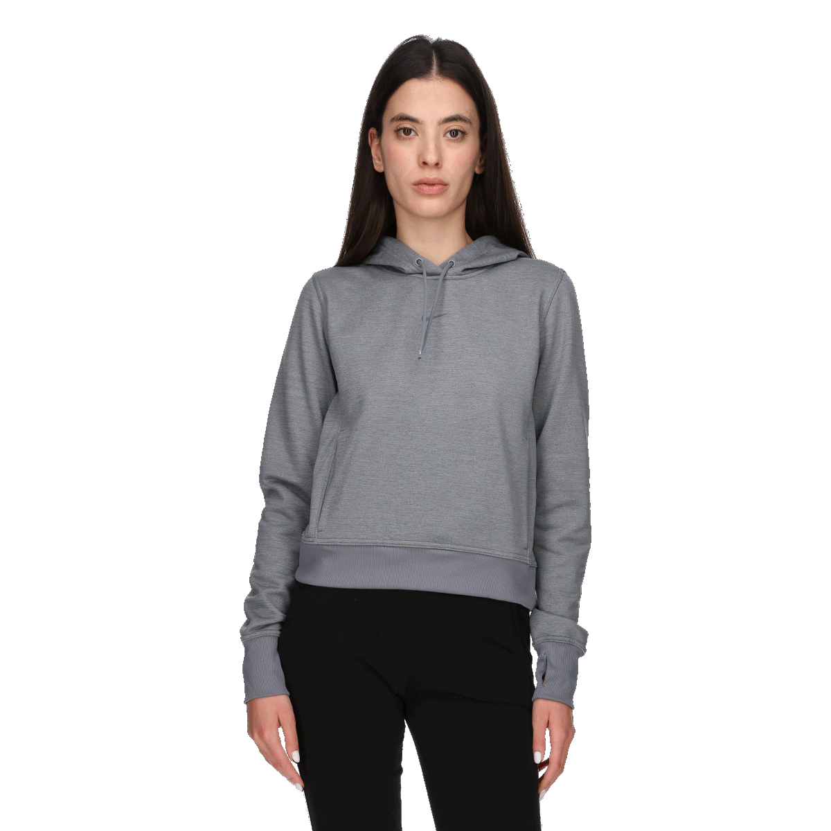Mikina Nike Therma-FIT One Cropped Training Hoodie Šedá | FB5210-091, 0