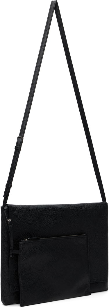 Taška cez rameno The Row The Row Nan Messenger Bag Čierna | W1812-L611, 1