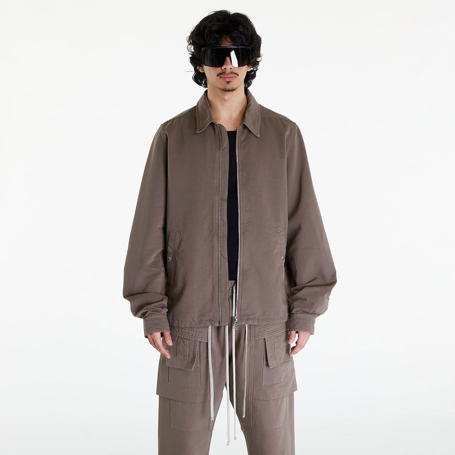 Bunda Rick Owens DRKSHDW Zipfront Jacket Dust Hnedá | DU01D1783 CB 34, 0