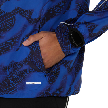 Bunda Asics Road Lite-Show Packable Jacket Modrá | 2011d358-001, 2