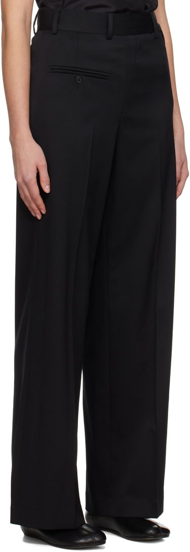 Nohavice Maison Margiela MM6 Maison Margiela Twist Wool Blend Trousers Čierna | S52KA0516 S47848, 1