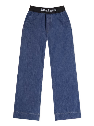 Pyžamo Palm Angels Denim Pajama Pants Navy | PWYB034F23DEN0014610