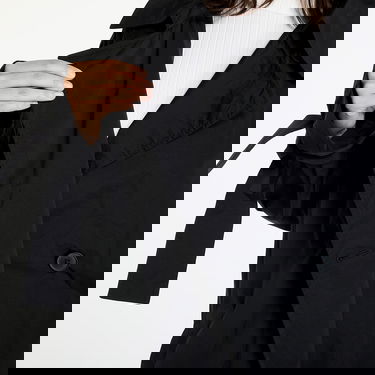 Trenčkot adidas Originals KSENIASCHNAIDER Trenchcoat Black Čierna | IW5668, 4