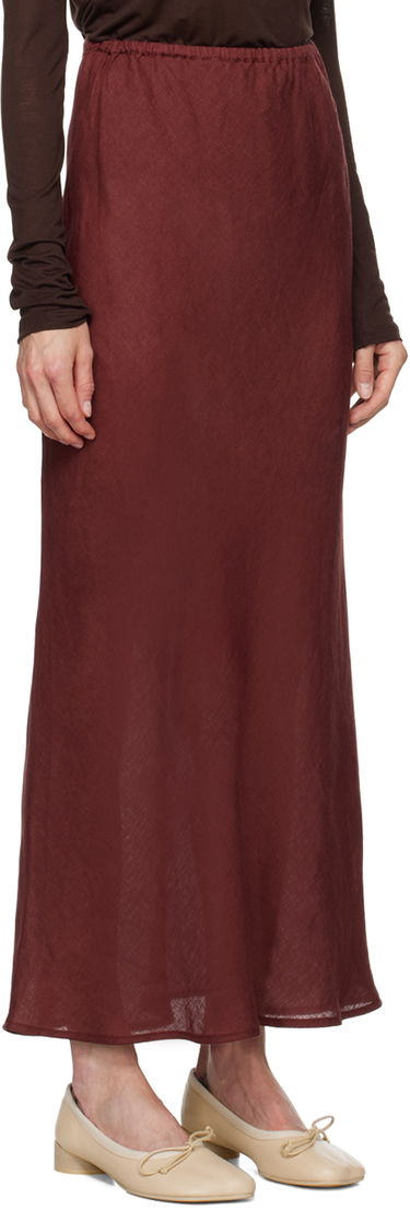Sukňa Baserange Baserange Dydine Maxi Skirt Vínová | SKDY-LI-AU24, 1