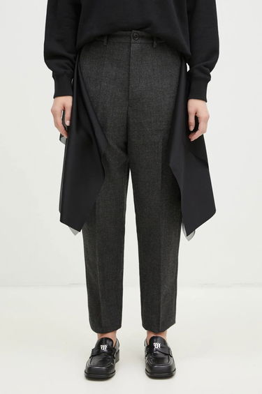 Nohavice UNDERCOVER High Waist Pants With Attached Skirt Overlay Šedá | UC2D1505, 0