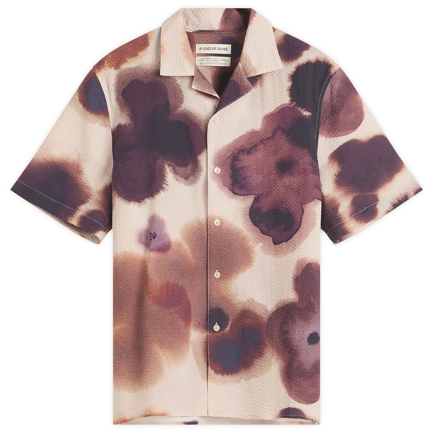 Košeľa A Kind of Guise A Kind of Guise Gioia Plumeria Print Shirt, Size Large Béžová | 104-613-622, 0