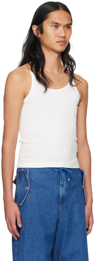 Tielko Dion Lee Wire Strap Tank Top Biela | C3159PS24, 1