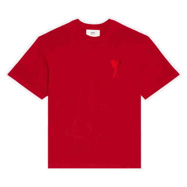 Tričko AMI Tonal Big ADC T-Shirt Červená | UTS002 726 600, 0