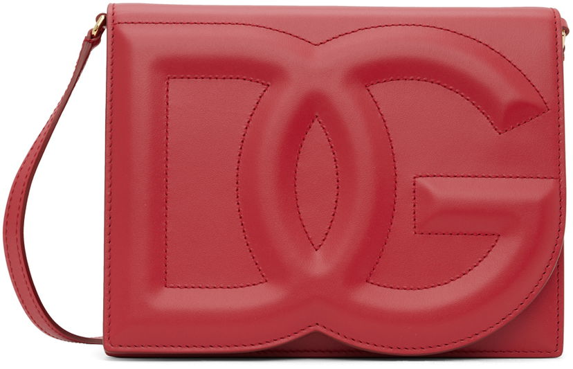 Taška cez rameno Dolce & Gabbana Red D&G Logo Crossbody Bag Červená | BB7287 AW576