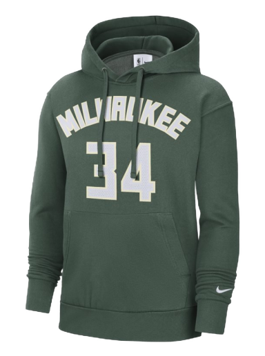 Mikina Nike Milwaukee Bucks Essential NBA Fleece Pullover Hoodie Zelené | DB1184-323