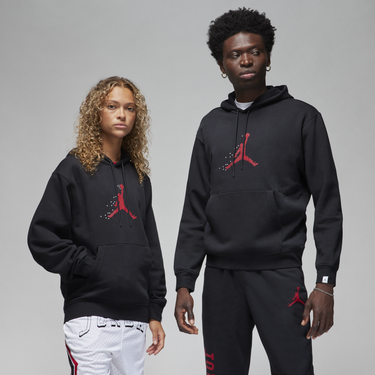 Mikina Jordan Essentials Holiday Fleece Pullover Hoodie Čierna | FD7465-010, 3