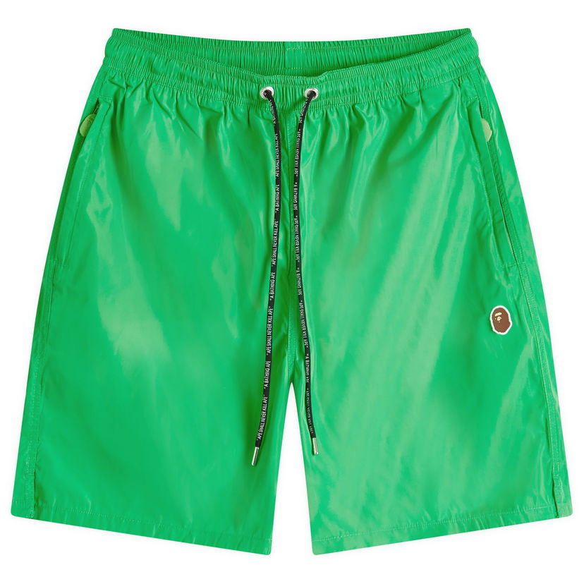 Šortky BAPE A Bathing Ape Ape Head Nylon Beach Short Zelené | 001SPK301322M-GRN