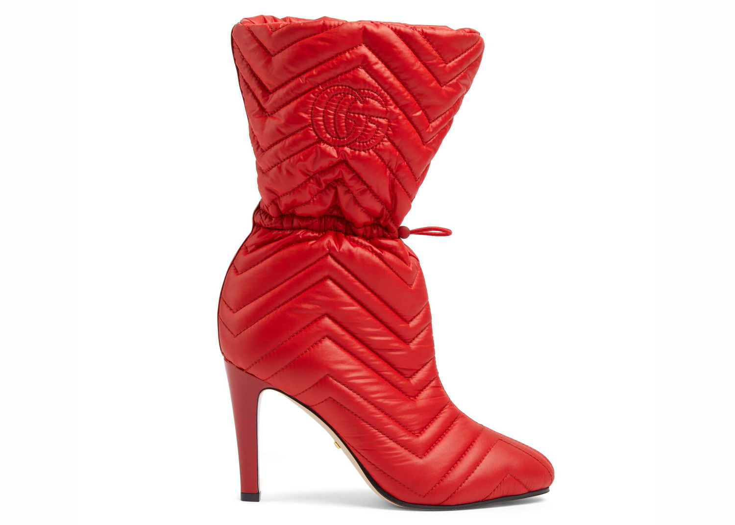 Tenisky a topánky Gucci Matelasse 95mm Ankle Boots Červená | 719834 FAAUV 6447, 0