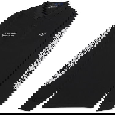 Polo tričko Fred Perry Noon Goons x Printed Polo Tee Čierna | SM5230-102, 0