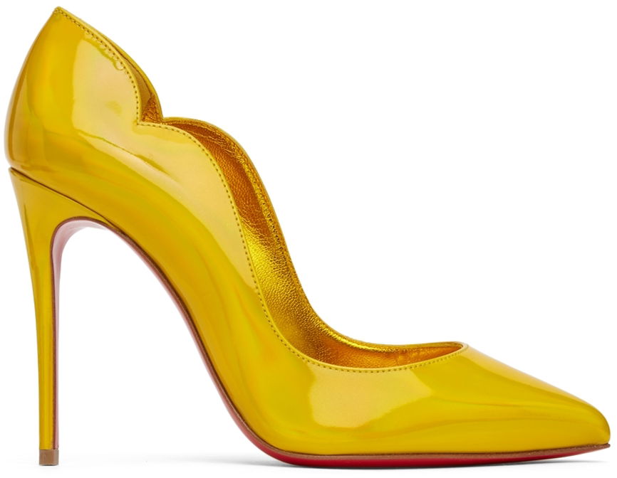 Tenisky a topánky Christian Louboutin Louboutin Hot Chick 100mm Pumps Žltá | 3210007, 0