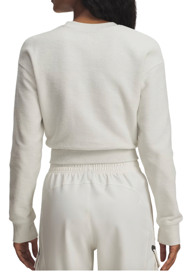 Mikina Under Armour Icon Terry Varsity Crewneck Sweatshirt Biela | 6003680-110, 1