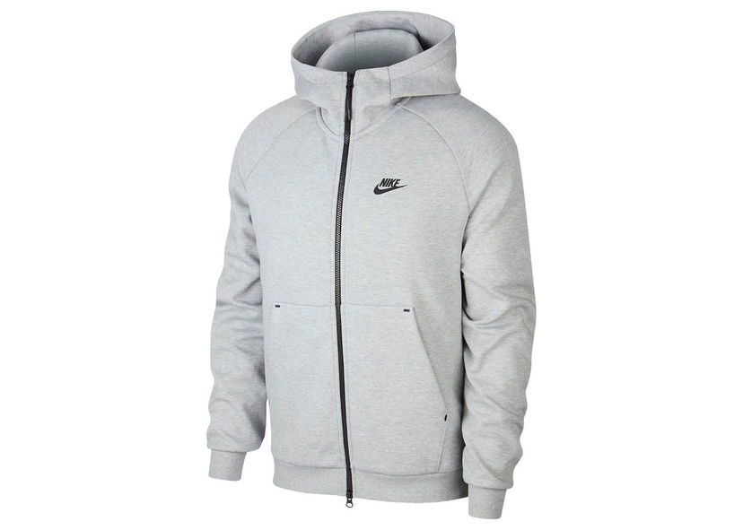 Mikina Nike Sportswear Tech Fleece Soft Shell Hoodie Grey Šedá | BV3701-063