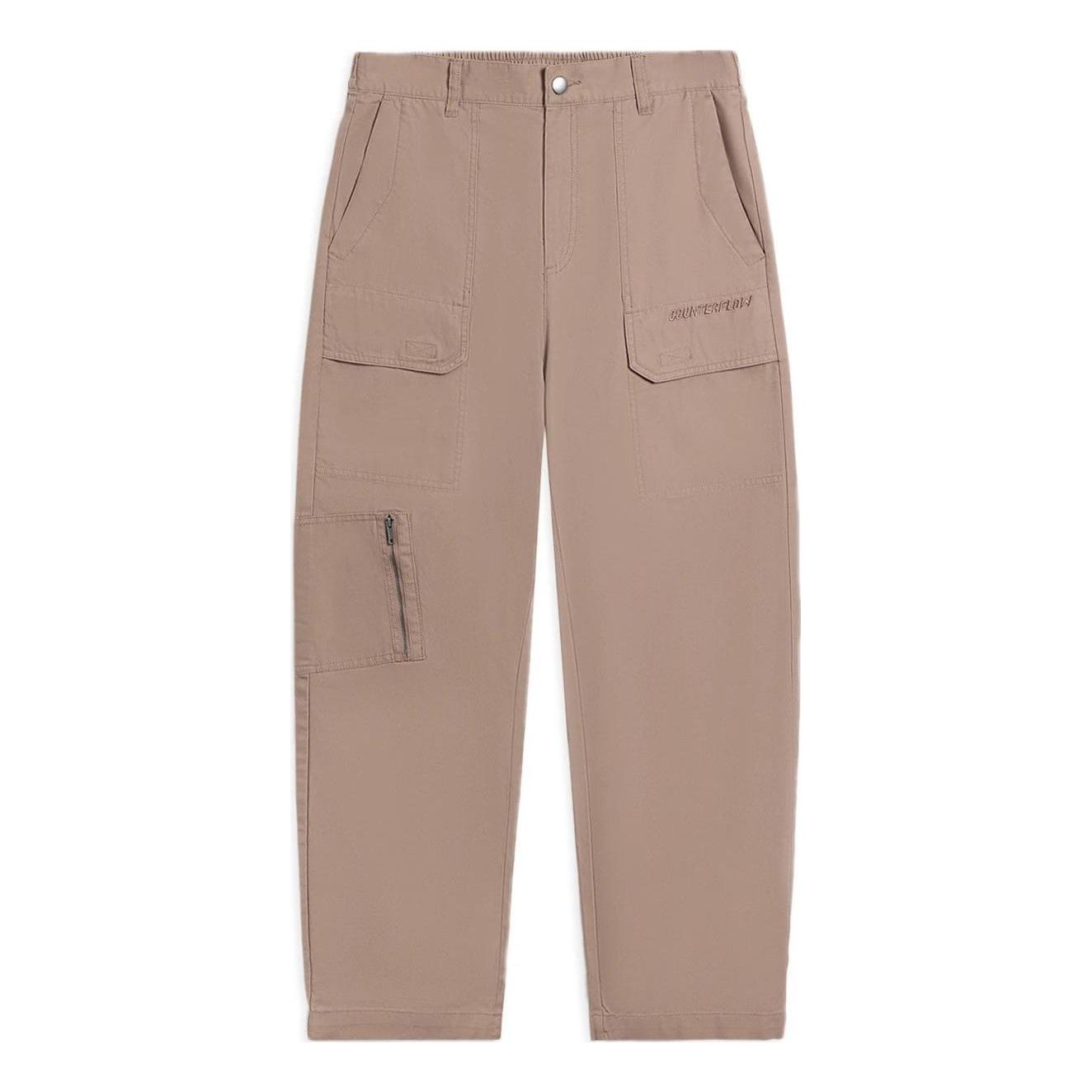 Cargo nohavice Li-Ning Counterflow Logo Straight Pants Béžová | AKXS843-2, 0