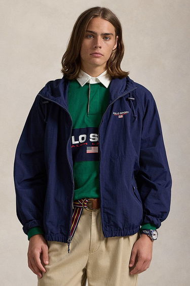 Vetrovka Polo by Ralph Lauren Hooded Windbreaker Jacket Navy | 710961162, 0
