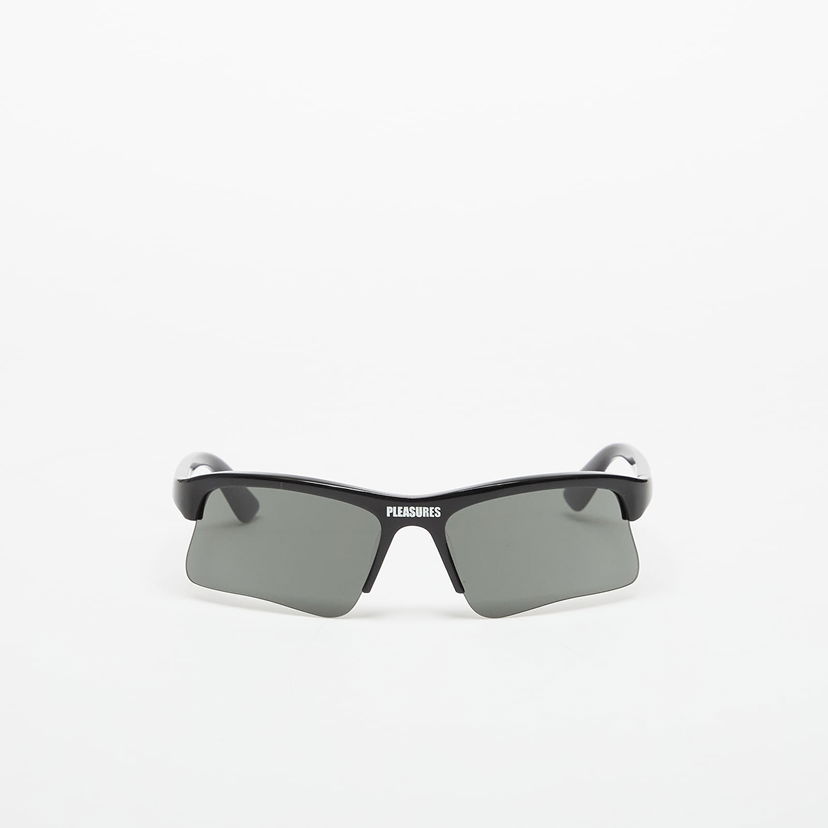 Slnečné okuliare Pleasures Active Semi-Rimless Sunglasses Čierna | P25F062-BLACK