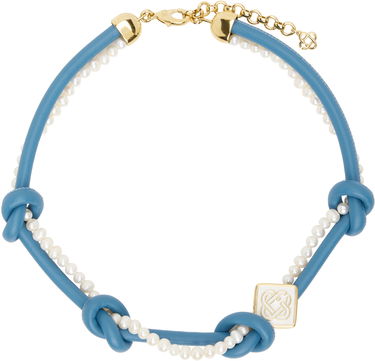 Náhrdelník Casablanca Casablanca Knotted Pearl Necklace Modrá | AS25-JW-264-01, 0