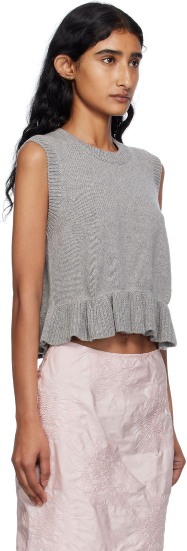 Sveter Cecilie Bahnsen Cecilie Bahnsen Bill Knit Vest Šedá | 2.25KNI53001 BILL VEST, 1