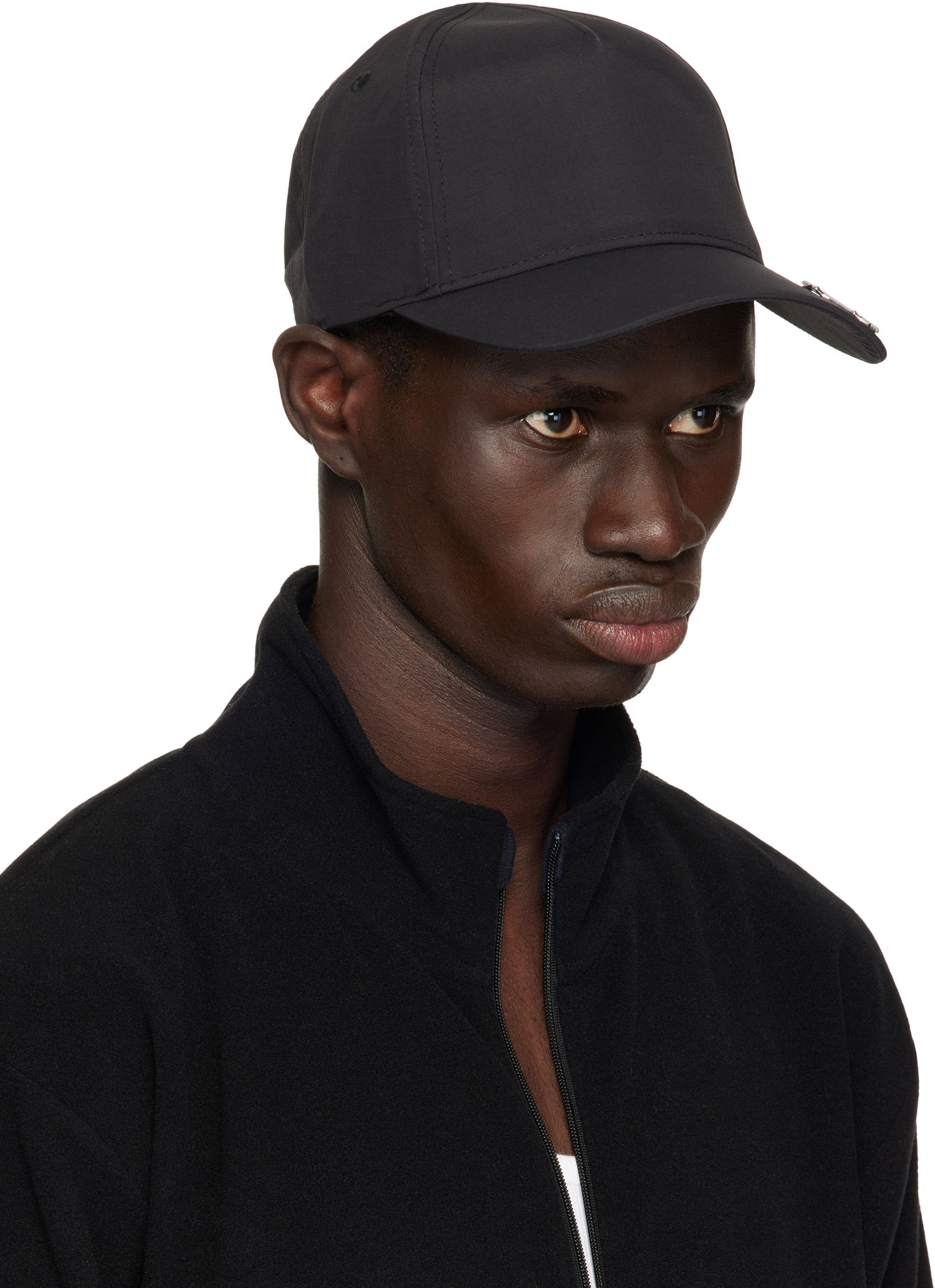 Šiltovka HELIOT EMIL Heliot Emil Haploid Baseball Cap Čierna | PRESS25_16_96_BLK01_CO, 1