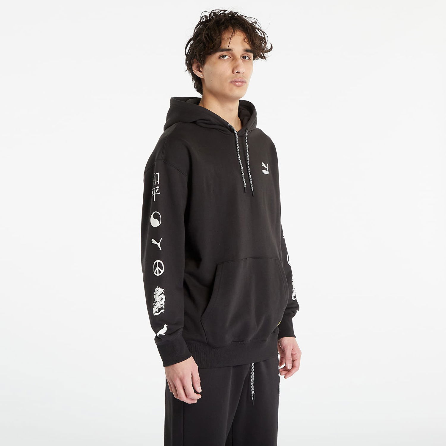 Mikina Puma STAPLE x Graphic Hoodie Čierna | 53982501, 0