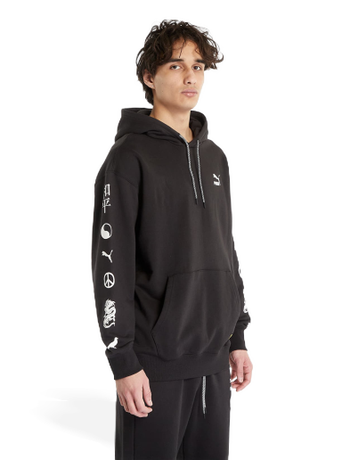 Mikina Puma STAPLE x Graphic Hoodie Čierna | 53982501